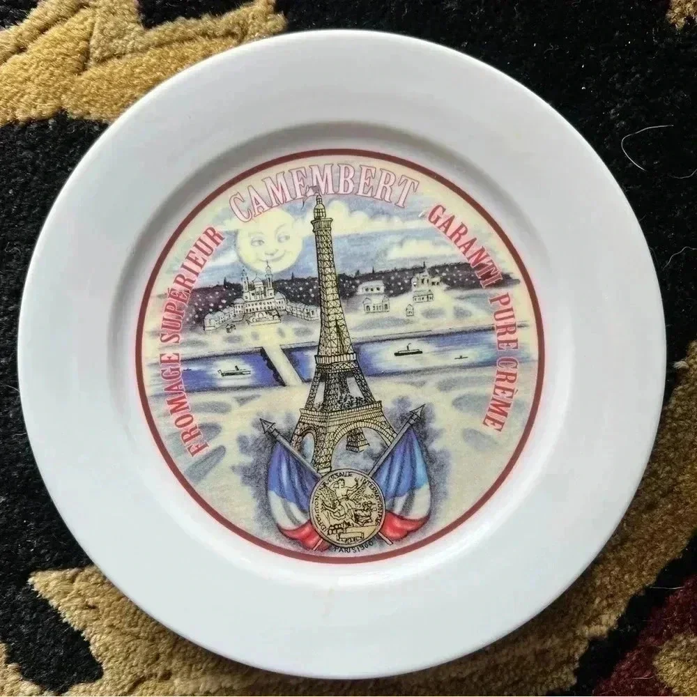 Restoration Hardware 2002 Set of 4 Cheese Salad Luncheon Dessert Plates